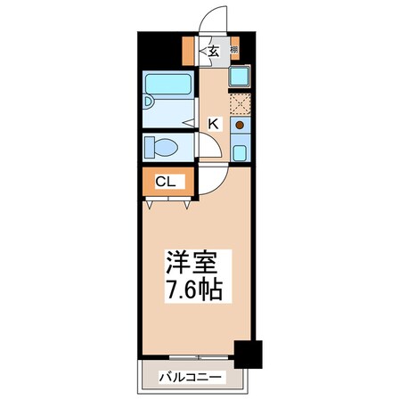 ダイナコート水前寺公園北の物件間取画像